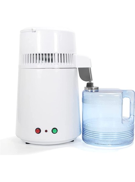 JIXIN 4L 1Gal Water Distillers Pure Water Distiller Machine 750W Countertop Water Purifier Pure Water Maker W Plastic Container - HXUIRT1M