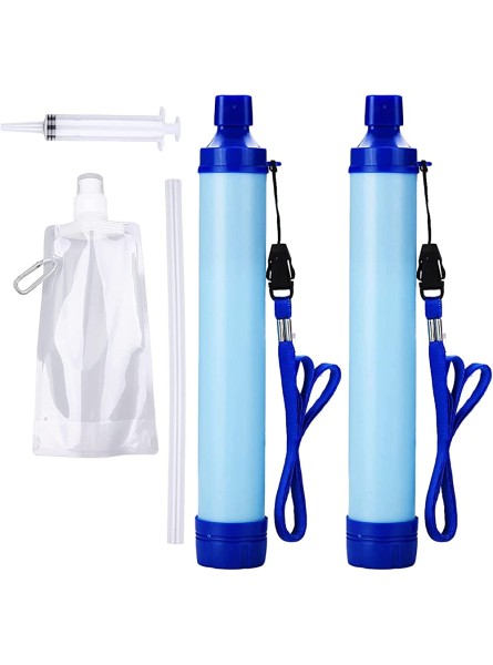 SKYWPOJU Water Filter Straw Water Filtration System Portable Water Purifier for Outdoor Family Emergency Camping Hiking - ADZEXQD9