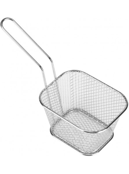 Allsor Metal Fry Baskets Household Mini Fry Baskets Prawns Onion Rings for Chip Shrimps - LZFYTO8Q