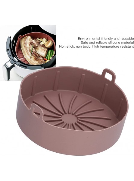 Fryer Silicone Pot Reusable Silicone Pot Electric Fryer Basket Replacement Kitchen Baking Tray Utensils 19CM - GPNBX7XO