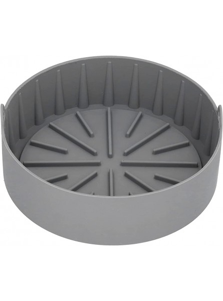 Fryer Silicone Pot,Kitchen Fryer Basket Reusable Non-Stick Food Safe Silicone Pot Liner Replacement -20℃-220℃ for Large Fryer Accessory Kitchen UtensilsRound large 385g - CEEWM1MS