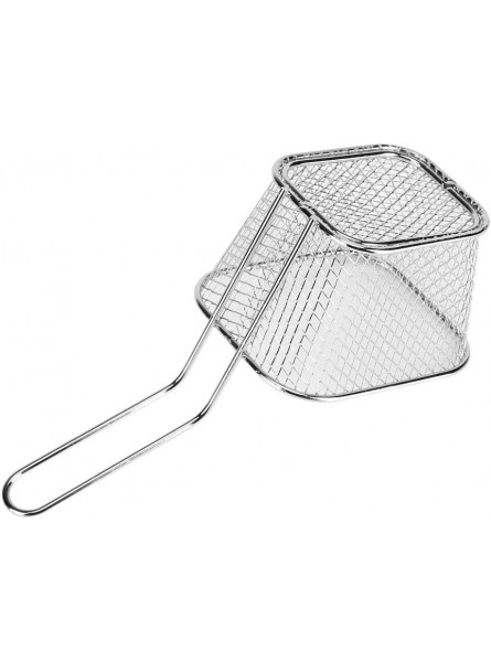 Metal Fry Baskets Fry Baskets Fryer Cooking Tool Prawns Onion Rings for Shrimps Chip - GMTVRDIR