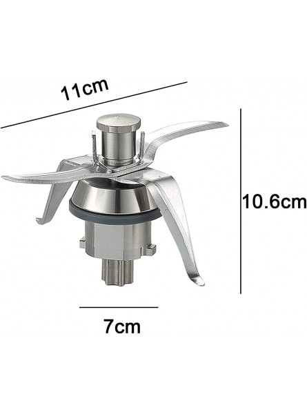 TM21 Multifunctional Food Processor Stainless Steel Accessories Knives Sliver One Size - BTQW51FF