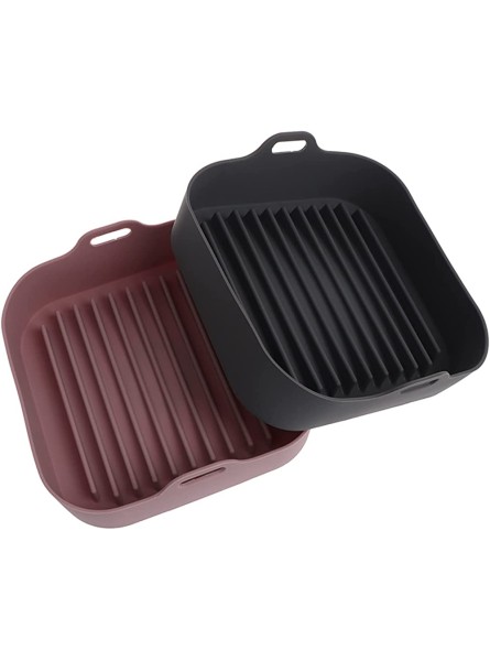 Air Fryer Accessories Set Universal AirFryer Silicone Pot Multifunctional Air Fryers Oven Accessories Bread Fried Color : PK - VCKM44QK