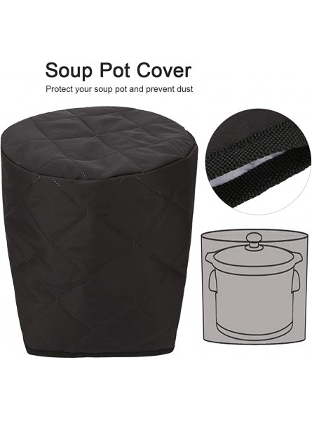 Electric Appliance Dust-Proof Cover Kitchen Appliance Protetive Cover Round Waterproof Soup Pot Dust Cover Kitchen Cooker Home Appliance Protective Cover for Protect Your Appliance - BVAL3X2U
