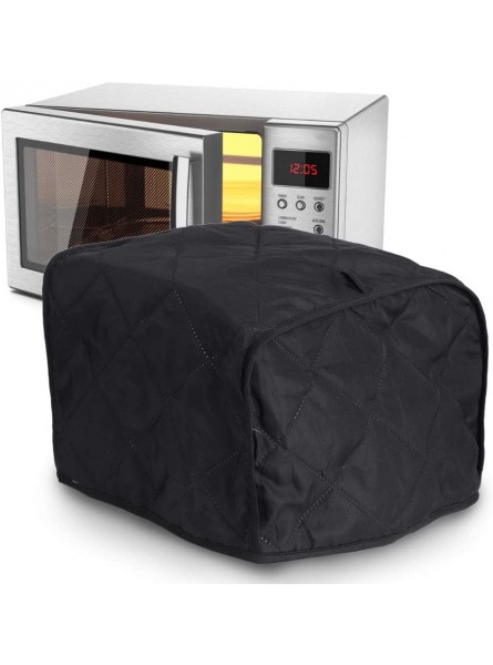 Toaster Oven Broiler Appliance Cover,Polyester Pongee Foldable Oven Polyester Protective Covers,Dust and Fingerprint Protection,Washable,for Home Kitchen Use Coffee,Black2# - QQZIMJ1S