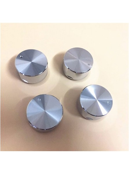 PUGONGYING Popular 5Pcs Rotary Switch Gas Stove Parts Gas Stove Knob Zinc Alloy Round Knob With Chrome Plating Fit For Gas Stove durable - KYFCU24A