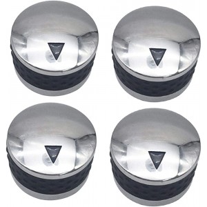 ZQALOVE ZHANGQINGAN 4PCS Gas BBQ Grill Stove Control Knob Handle Metal With Chrome Plated Rotary Switch Gas Appliance Valve Temperature Knobs - TDCXIP44