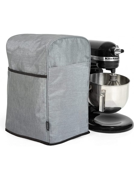Crutello Stand Mixer Cover with Storage Pockets for 5-8 Quart Mixer Small Appliance Dust Covers - MEIV69P8