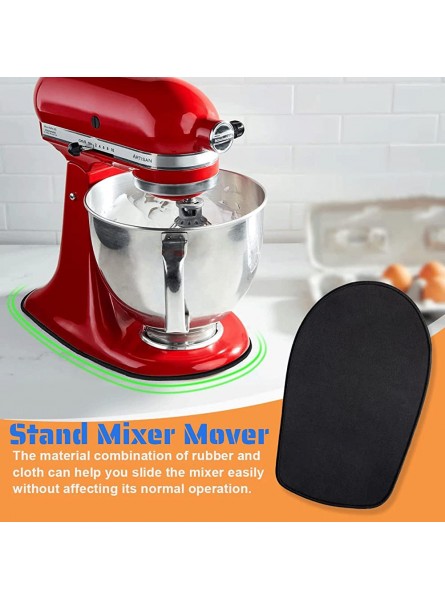 Mover for Stand Kitchen Aid Mixer Sliding Pad for Easily Moving Kitchen Appliances Rubber Polyester Black 26 * 38cm - ZZUV9RTK