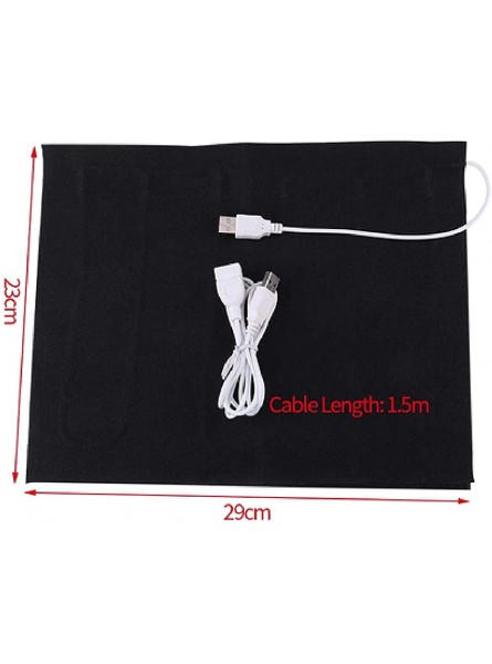 1pc Electric Cloth 23 * 29cm 5 V USB Electric Cloth Heating Element Used for Clothes seat pet Heater 35 ℃-50 ℃ - QLQK5U6X