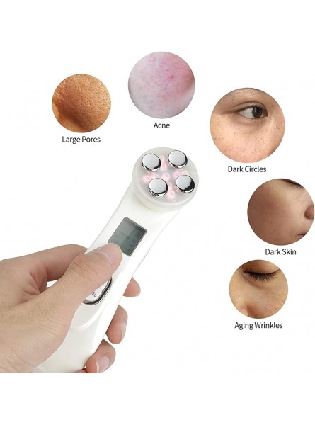 Wxlxj Face Massager,Face Lifting Massager,Face Lifting Skin Tightening Machine Anti‑Wrinkle Anti‑Aging Electric Massager Cosmetic Instrument - FMCYO015