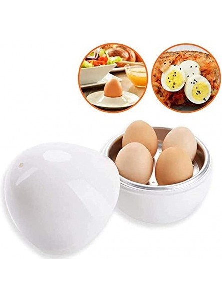 Egg Cooker Microwave Egg Cooker AluminumPlastic Composite Durable Knob Design with Ventilation Holes Microwave Egg Boiler Rapid Heating for Home Cooking Utensils - XJWL3U4Q
