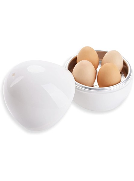 LEISURE TIME Egg Boiler Egg Cooker Easy 4 Eggs Microwave Boiler Rapid Egg Cooking Appliances - NOJMAP30