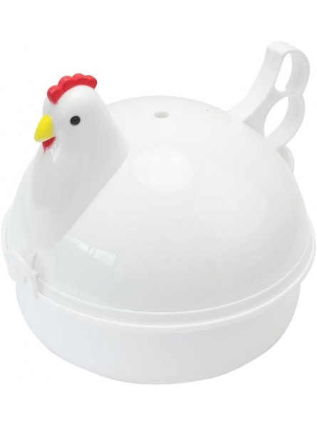 Ntcpefy Chicken Shaped Plastic miniwave Egg Boiler For 4 Eggs - NZYIHMSO
