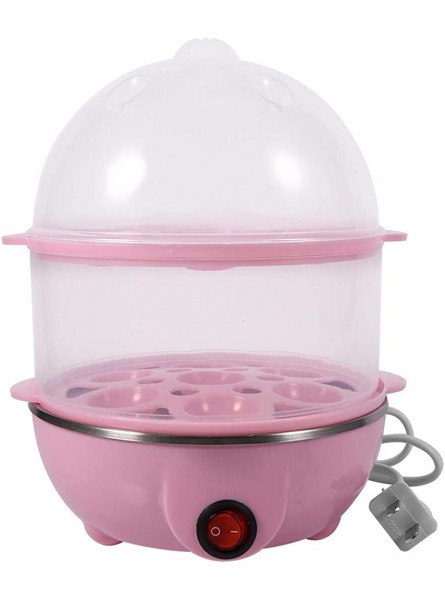 Ranvo with Auto Egg Steamer Egg Cooker Electric Eggs Boiler Cooker Steamer Double-Layer for EggPink - OXCEM10U