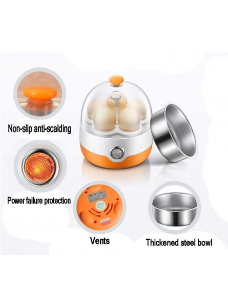 TUTU Egg Boiler Poacher Electric Cooker with Steamer Attachment for Perfect Soft and Hard Boiled Eggs - UBUZ749R