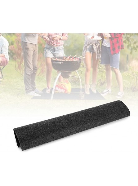 Ejoyous Gas Grill Floor Mat Multifunction BBQ Floor Protective Rug for Commercial for Outdoor - KWMMJYX9