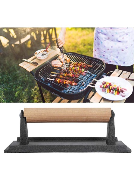 Ruiqas Sausage Griddle Press Steak Bacon Weight Meat Press Barbecue Tools for Grills Griddles Flattops - CIWSOYGI