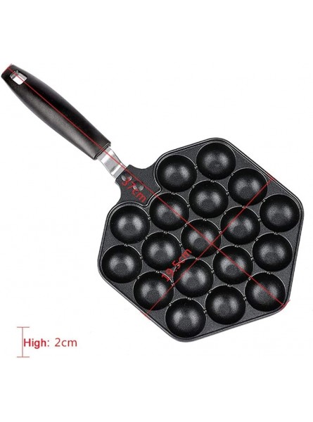 XD Designs Long Handle Octopus Grill Plate Anti-Stick Coating 18-Hole Grill Plate Anti-Slip And Anti-Scald Excellent Compatibility With A Variety Of Heating Methods - NIJKQA5H