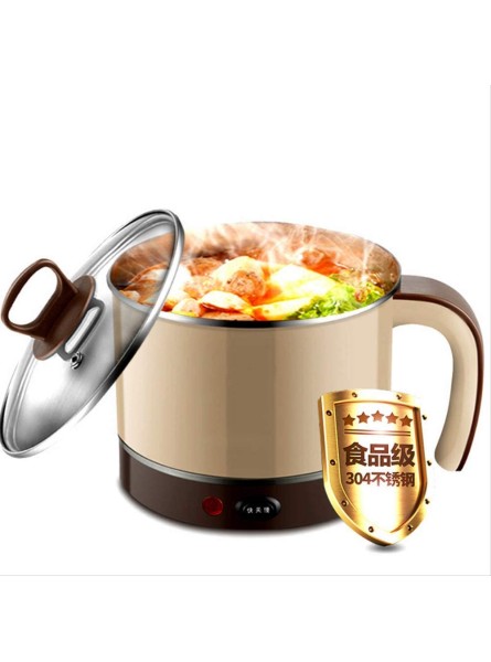 Mini Electric Skillet Household Electric Nonstick Skillet Student Dormitory Mini Multifunction Pot Cooker Electric Cup 1.5l Electric Hot Pot - ZGMZOBOT