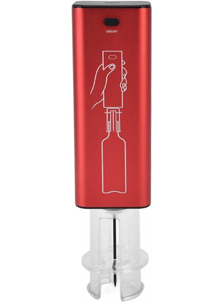 AMONIDA Electric Wine Bottle Opener 2H Charging 35W Automatic USB Corkscrew Set Rechargeable Aluminum Alloy - HEVSP156