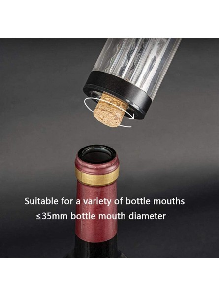 Electric Wine Bottle Opener Battery Operated Wine Opener Electric Corkscrew with Foil Cutter Fit for Home Restaurant Party-Gold - SCLVED63