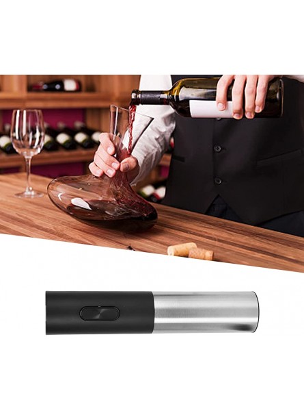 Electric Wine Bottle Opener Durable Electric Corkscrew Unique with Cutter for Restaurant - RVKQY7UX