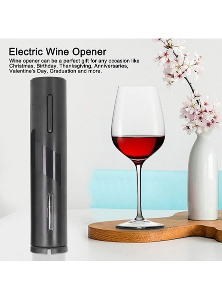 Nunafey Electric Wine Opener LED Light Automatic Wine Bottle Opener for Birthday Valentine's Day Christmas Anniversaries - HRHEFAT6