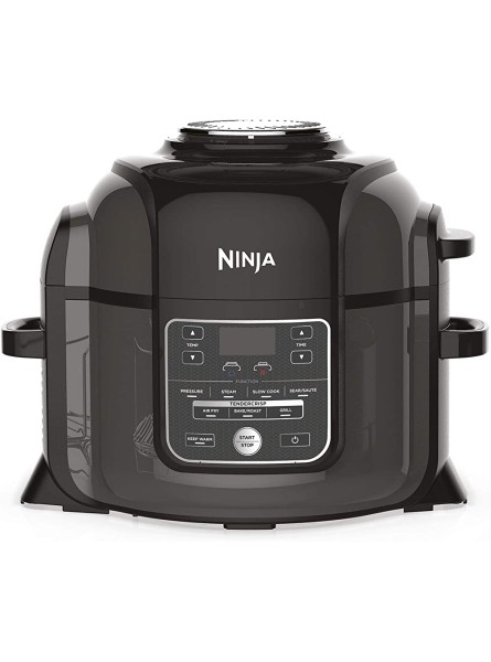 Ninja Foodi Multi-Cooker [OP300UK] 7-in-1 6L Electric Pressure Cooker and Air Fryer Grey and Black - NPXM5D8A