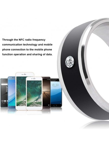 SALUTUY Magic Smart Ring Lightweight Wearable Ring for Mobile Phonesize13 - UEXD5JT2
