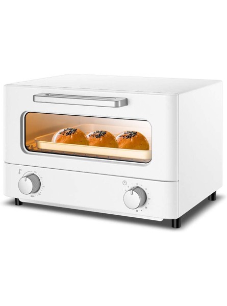12L Mini Oven，Electric Cooker And Grill Home Baking Small Oven Timer Double Glass Door Top And Bottom Heat Convection Countertop Toaster Oven Useful - NXQITGUB