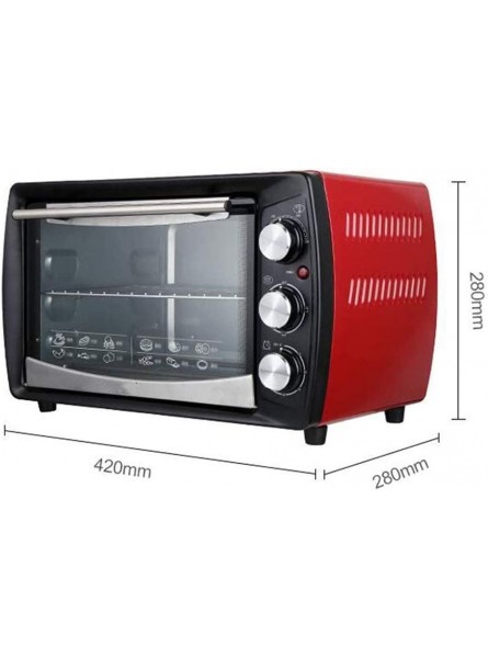 20 Liters Mini Oven Cooking Utensils Barbecue Multiple Cooking Functions Adjustable Temperature Control 1400W Timer Mini Ovens Useful - HGKT6YRH