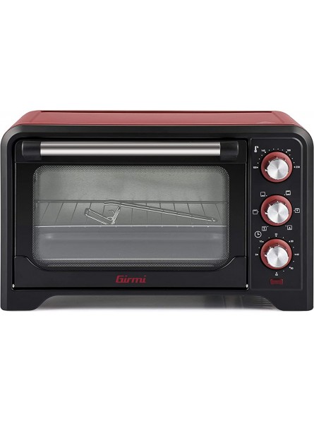 Girmi FE20 Table Electric 20L 1380 W Black Red – Oven Small Electric 100 – 230 °C 325 x 260 x 230 mm Table Black Red - VIWH39PJ