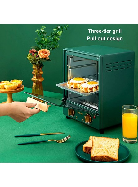 Mini Oven Countertop Electric Oven and Grill 70-230℃Adjustable Temperature 120 min Timer Function Versatile Cooking,delicious - PDZH0YGJ