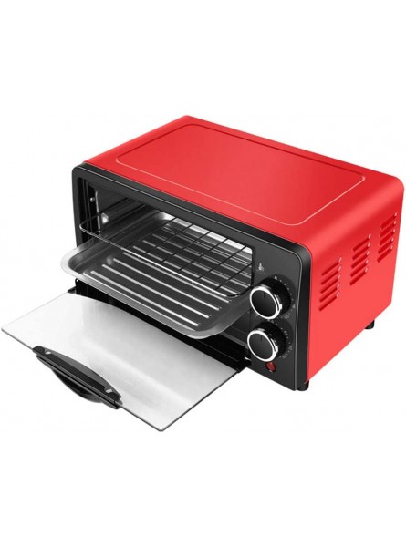 Super wide convection countertop oven compact structure double grill easy to control including baking tray 12L 600W stainless steel red - MEEUJ24Y