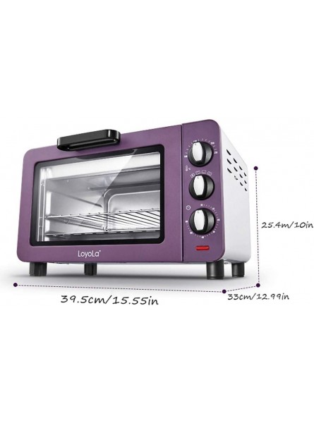 Toaster oven STBD Small 100°C-230 Wide Temperature Range Four-Tube Heating Three-Layer Baking 8-Inch Cake 9-Inch Pizza 15l 1200w Cooking Power Including Baking Tray And Grilling Net - UMXGBPP2
