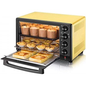 ZHOUSILIN Mini 32L Electric Oven with Precision Temperature Control 0-230°C and 0-60min Timing 1600W Three-Layer Multi-Function Hot Air with Lighting Oven,nice - LWSGAU68