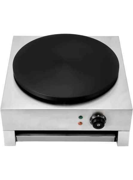 Crepe Maker Machine 16" Pancake big Hotplate Non Stick Electric 3000W Adjustable Temperature for Commercial - DZXUIQSG