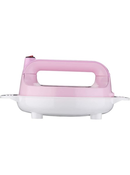 Electric Crepe Maker Baking Pan Chinese Spring Roll Frying Machine Pancake Griddle Non-Stick Pie Cooker Plate,Pink - DBTMT7GR