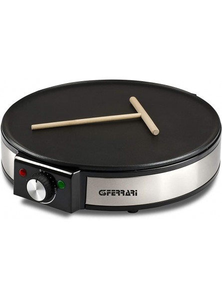 G3Ferrari G10098 Profi-Crepe Electric Crepe Pancake Maker 1200 W Black-Silver - DUHPMOKA