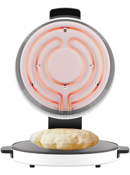 Heritan Pizza Maker Electric Baking Pan Crepe Maker Skillet Pancake Baking Machine Pie Arabic Bread Maker Machine White UK Plug - ZIWOHRKO