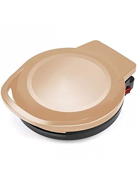 Zcm Automatic crepe maker 220V Household Double Side Heating Electric Skillet Frying Pan Crepe Pancake Maker Automatic Pizza Pie Machine BBQ Tool Color : Gold 220V - YMPAM6HR