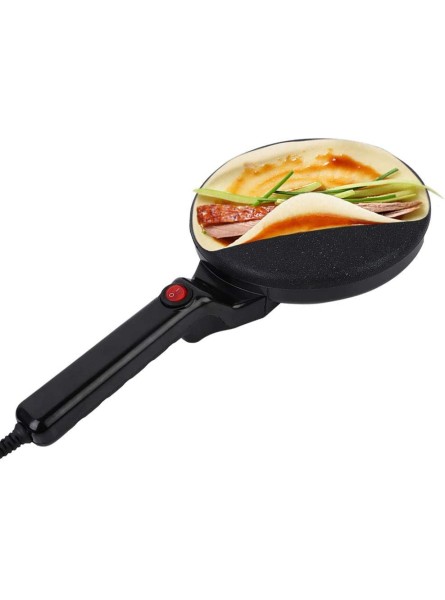 Zerone Crepe Maker 800W Non Stick Electric Crepe Pancake Maker Iron Handheld Electrical Pancake Maker with Adjustable Heat Thermostat 7.87 in UK Plug 220V - LBEAQAGB