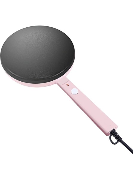ZYFXZ Crepe Makers Electric Pancake & Crepe Maker | Pink ABS Handle + 20CM Non Stick Hot Plate | Even Heat Distribution Induction Safe | UK Plug,Easy To Clean Easy To Clean Color : Pink - HBSTNNQA