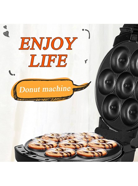 Mini Donut Machine Home Cake Machine Dessert Breakfast Machine Kitchen Double-Sided Heating Automatic Baking Tool Helper - YGEI8HF7