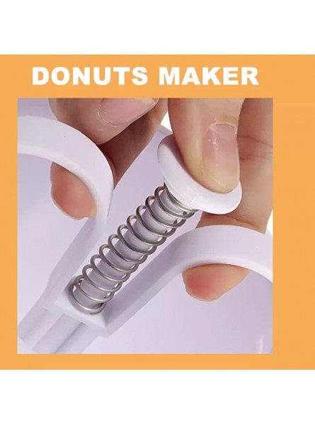 N B Portable Donuts Maker Diy Donut Mould Easy to Assemble Clean Manual Operation Non-toxic and Practical for Kid-friendly Breakfast Snacks Desserts - NHDQAB09