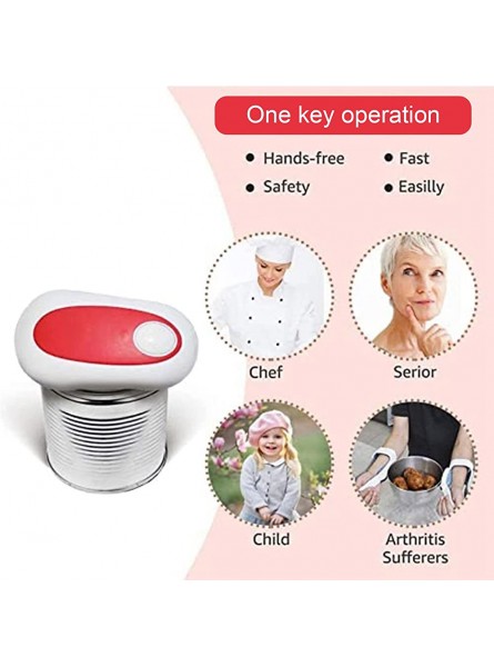 Fdit Electric Can Opener Automatic Can Opener One button operation for opening bottles for kitchen daily use - AZUKVNA3