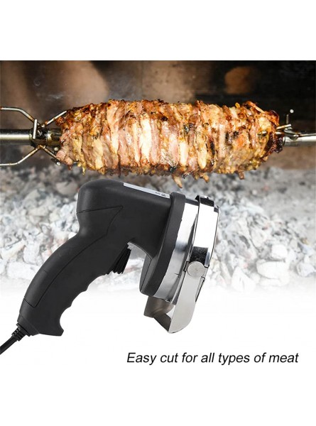 Electric Kebab Slicer Handheld Roast Meat Cutting Blade Slicing Machine Shawarma Cutter Gyro Knife Commercial Kebab Wheel Blade - LUPGT932