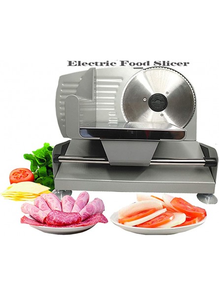 Household Electric Slicer 100W Desktop Meat Cutting Machine Semi Automatic Household Vegetable Frozen Lamb Roll Bread Meat Slicer,220v - GYZQ9DE1
